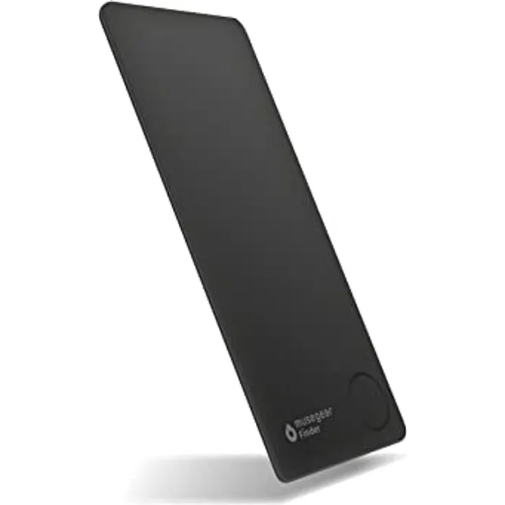 Musegear Schlüsselfinder Flat Finder, Bluetooth Keyfinder laut für Handy, schwarz, für iOS & Android, mit Datenschutz-Fokus und Reichweite bis 50 m