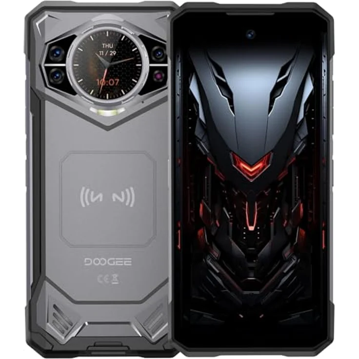 DOOGEE S200 5G 12+20/256GB 10100mAh, grau - Robustes IP68 Design, lange Akkulaufzeit, 5,0-Zoll HD-Display – Bild 1