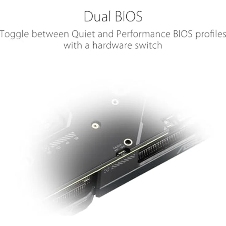 ASUS Dual GeForce RTX 4070 SUPER OC Edition 12GB GDDR6X Gaming Grafikkarte (Nvidia GeForce RTX4070 DLSS 3, PCIe 4.0, 1x HDMI 2.1a, 3x DisplayPort 1.4a, DUAL-RTX4070S-O12G, schwarz) – Bild 5
