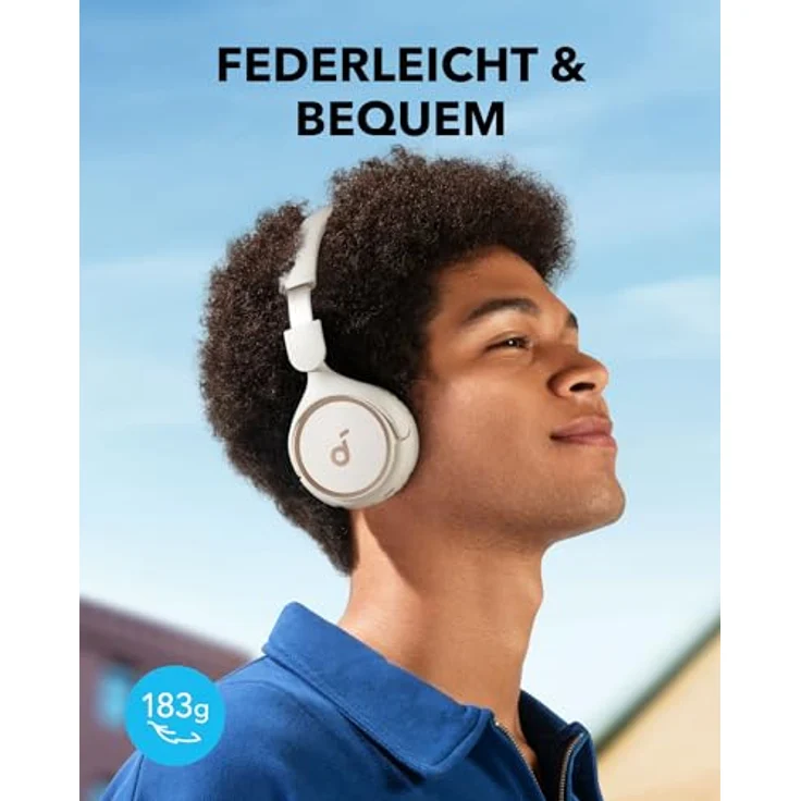 soundcore H30i Kabellose On-Ear Kopfhörer, Faltbares Design, Purer Bass, 70h Wiedergabe, Bluetooth 5.3, Leicht und bequem, App Steuerung, Multipoint-Verbindung – Bild 4