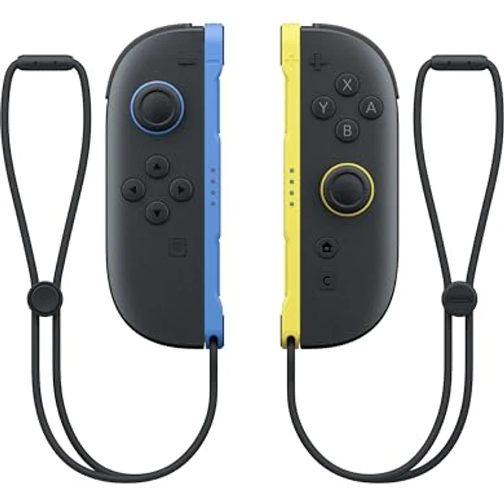 Nintendo Joy-Con 2-Controller, Gamepad Set in Blau/Hellgelb mit Bewegungssteuerung, HD Rumble 2 und C-Taste für GameChat – Bild 4