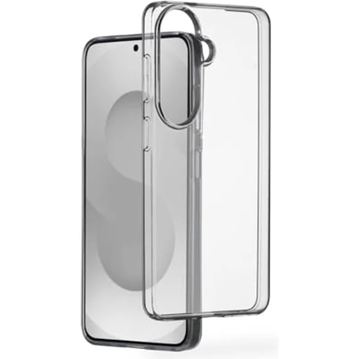 Hama Smartphone-Hülle für Samsung Galaxy S26, transparent, ultradünn, kratzfest, mit griffiger Oberfläche und erhöhtem Kantenschutz – Bild 1