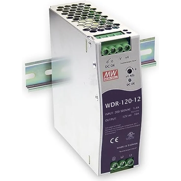 Mean Well WDR-120-24 Hutschienen-Netzteil (DIN-Rail) 24 V/DC 5A 120W 1 x – Bild 1