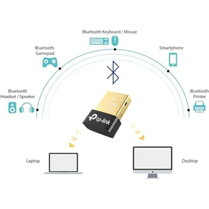TP-Link Nano USB Bluetooth 4.0 Adapter für PC Laptop Desktop Computer – Bild 3
