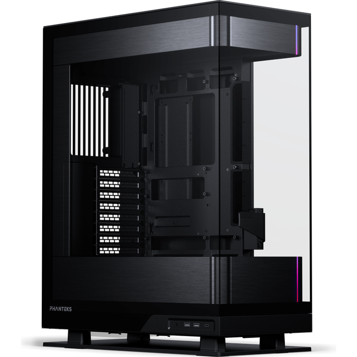 PHANTEKS Evolv X2 PC-Gehäuse, Showcase Midi-Tower, E-ATX, Tempered Glass, DRGB - schwarz