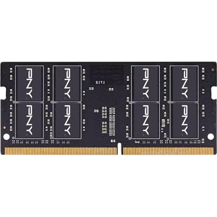 PNY 8GB Performance DDR4 3200MHz CL22 Notebook-Speicher, 1,2V, rückwärtskompatibel