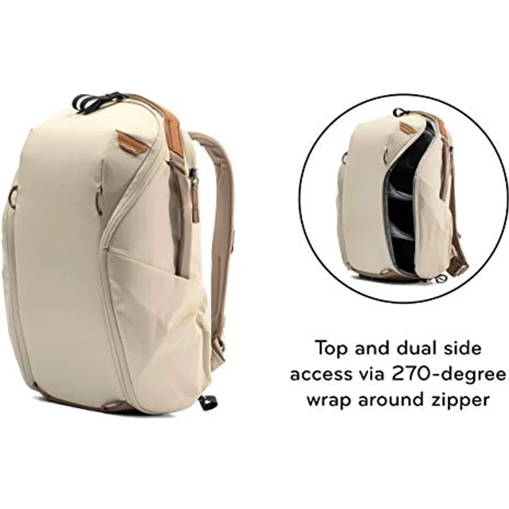 Peak Design Everyday Backpack V2 Zip 15L beige – Bild 2