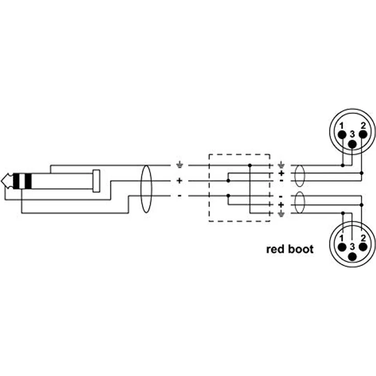 CORDIAL Stereo Yijack Y Minikabel - 2 XLR Stecker 3 m – Bild 3