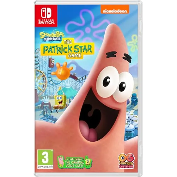 BANDAI NAMCO Entertainment SpongeBob SquarePants™: The Patrick Star Game (Switch), Nintendo Switch Spiel mit humorvollem Chaos und Physikspaß, Patrick-Kultoutfits, und ikonischen Charakteren