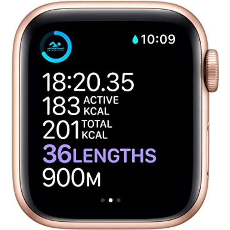 Apple Watch Series 6 (GPS, 40MM) Aluminiumgehäuse Gold, Always On Retina-Display, Rosa Sand Sportarmband, Blutsauerstoff- und EKG-Messung – Bild 3