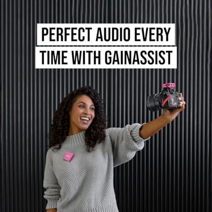 RØDE Wireless GO (Gen 3), drahtloses Mikrofon mit 32-GB-Speicher, 32-Bit-Float-Aufnahme und intelligenter GainAssist-Technologie – Bild 7