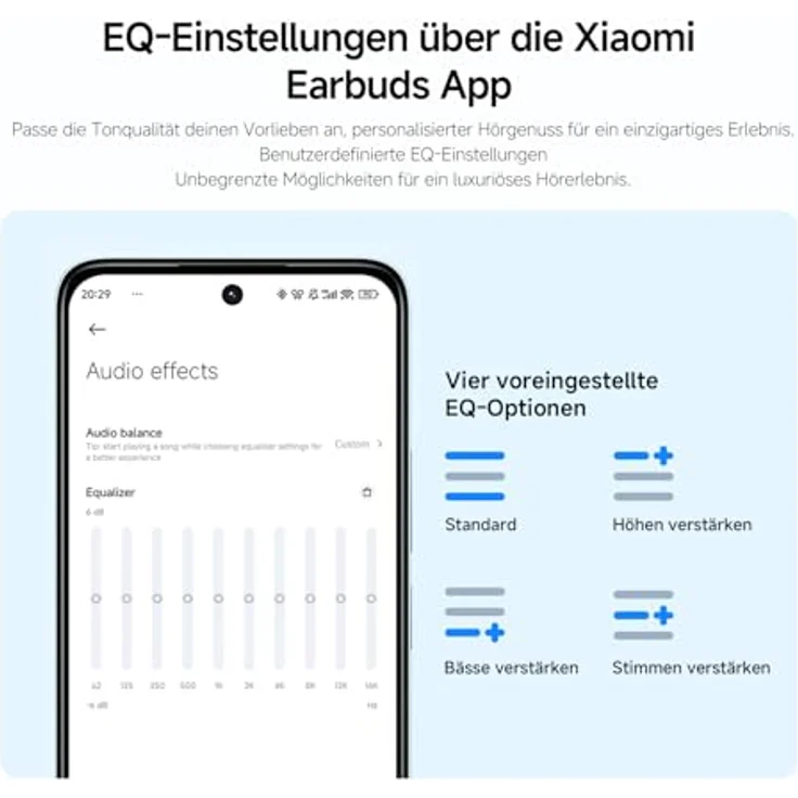 Xiaomi Redmi Buds 6 Lite blau - Kopfhörer mit 40dB hybrider aktiver Geräuschunterdrückung – Bild 13