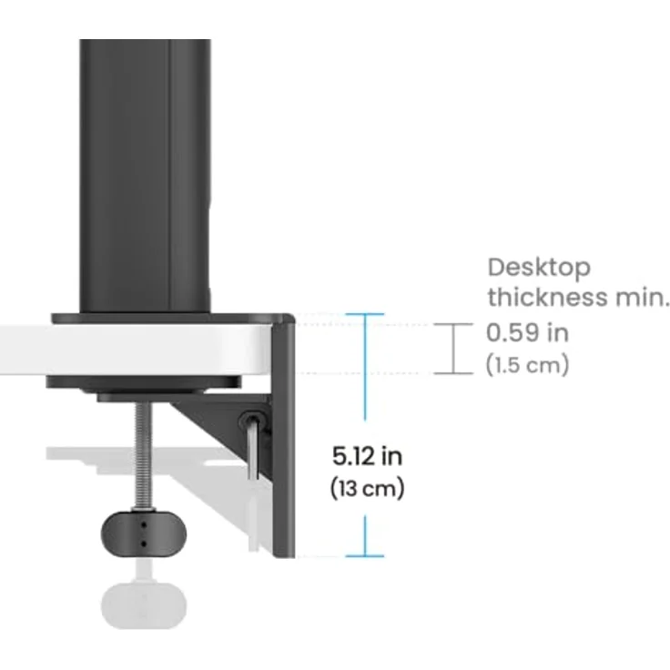 BenQ DesignVue PD2706UA 27" 4K Designer Monitor mit Ergoarm, 95% DCI-P3 und USB-C Anschluss – Bild 9