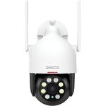 Dekco DC5L, Wi-Fi Outdoor Kamera mit 2K QHD, 166° Blickwinkel, Farb-Nachtsicht und Bewegungserkennung