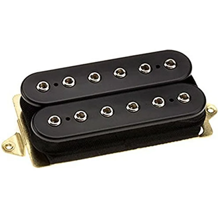 DiMarzio DP155 BK, Humbucker Tonabnehmer mit boosteten Bässen, Mitten und Höhen, schwarzes Finish