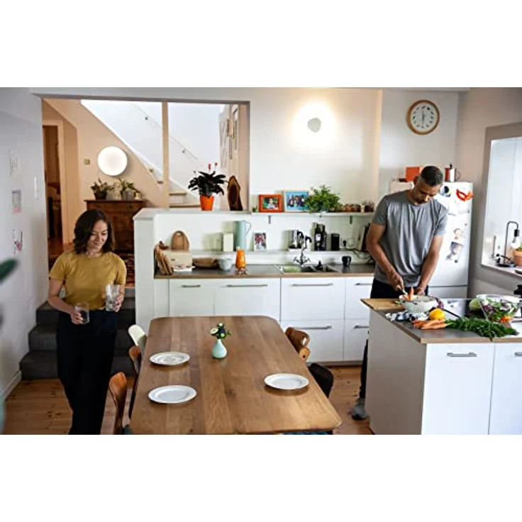 LEDVANCE SMART+ WIFI ORBIS CYLINDER Smarte LED Wand-und Deckenleuchte für Innen mit WiFi Technologie, Lichtfarbe änderbar (3000K-6500K), Weiss, 450mm, Kompatibel mit Google und Alexa Voice Control – Bild 10