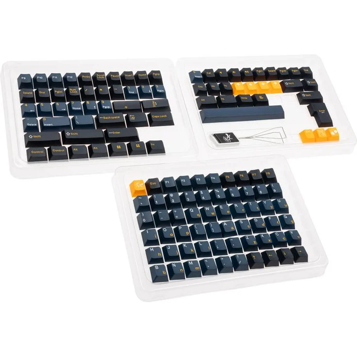 Ducky Nazca PBT Tripleshot Set, Keycaps, Blau