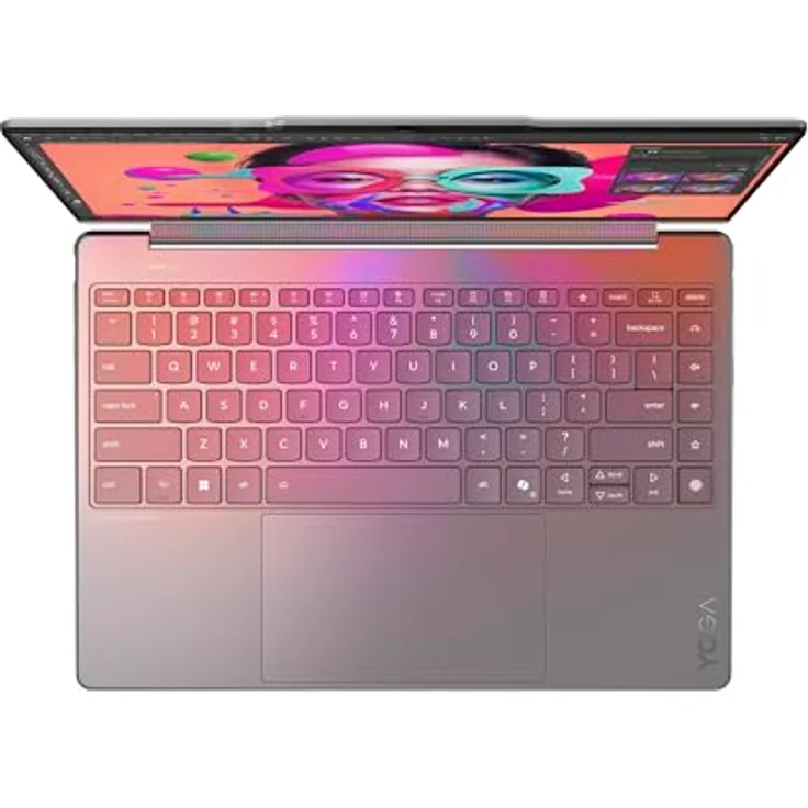 Lenovo Yoga 9 2-in-1 AI Laptop | 14" WQUXGA Touch Display | Intel Core Ultra 7 258V | 32GB RAM | 1TB SSD | Intel Arc Grafik | Windows 11 Home | QWERTZ | Luna Grau | 3 Jahre Premium Care – Bild 4