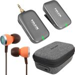 Nux Nux B-7PSM In-Ear Monitor System mit Ohrhörer, wireless In-Ear-Kopfhörer (30m Reichweite, geringe Latenz) in Schwarz