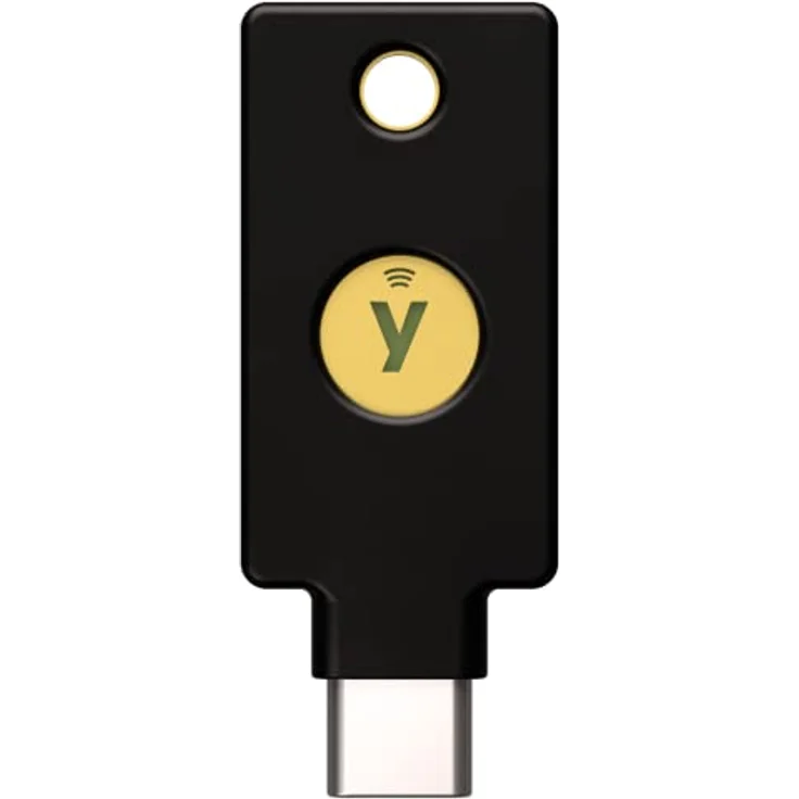 Yubico - Security Key C NFC - Schwarz - Sicherheitsschlüssel für Zwei-Faktor-Authentifizierung (2FA), Anschluss über USB-C und NFC - FIDO-Zertifiziert – Bild 2