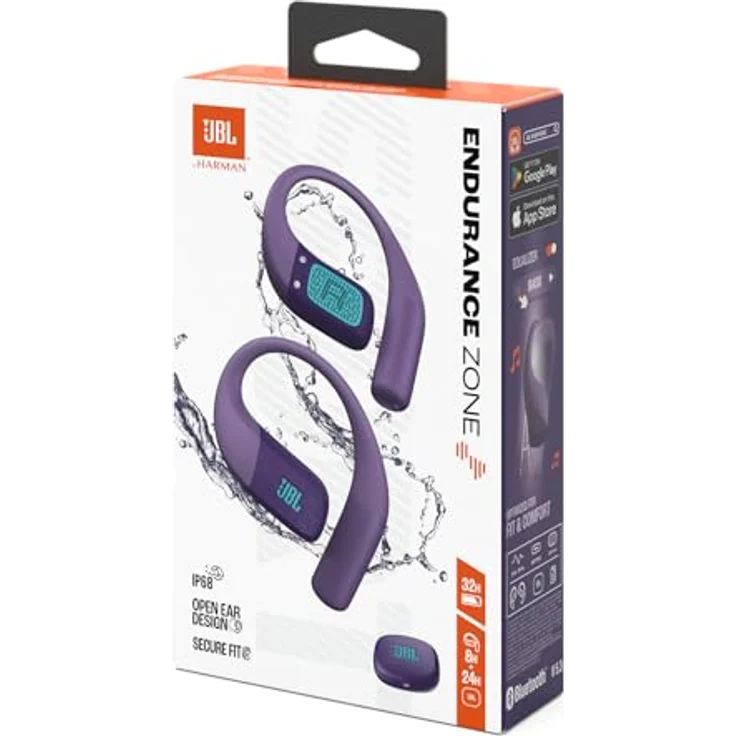 JBL Endurance Zone, True Wireless Open-Ear Sport Kopfhörer mit Freisprechfunktion, A2DP Bluetooth, 32 Stunden Akkulaufzeit – Bild 8