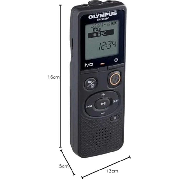 Olympus VN-541 PC hochwertiges digitales Diktiergerät mit omnidirektionalem Mikrofon, One-Touch-Aufnahme, Rauschunterdrückung, einfacher Szenenauswahl, automatischem Low-Cut-Filter und 4 GB Speicher – Bild 6