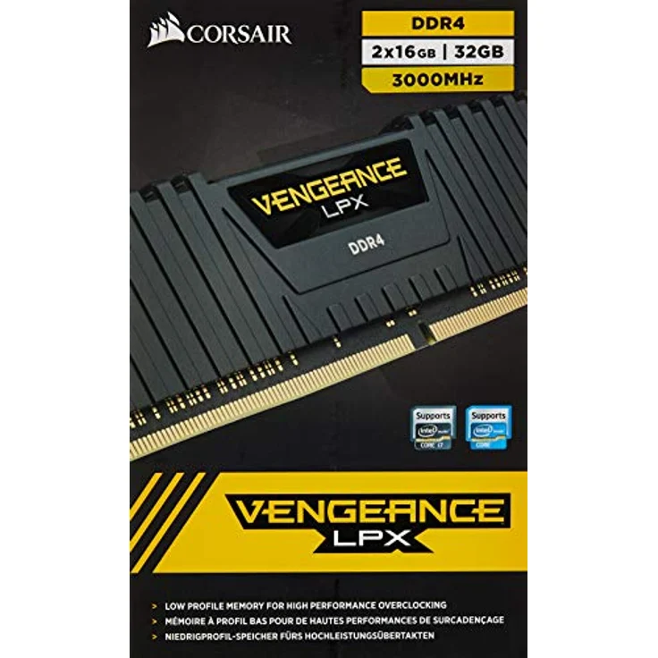 Corsair Vengeance LPX 32GB (2x16GB) DDR4 3000MHz C16 XMP 2,0 High Performance Desktop Arbeitsspeicher Kit, Schwarz - Preisvergleich – Bild 3