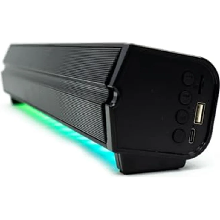 Woxter Big Bass 310 BT, Soundbar mit 20 W Leistung, Bluetooth und TF-Kartenleser, RGB-LEDs, USB-C Stromversorgung – Bild 4