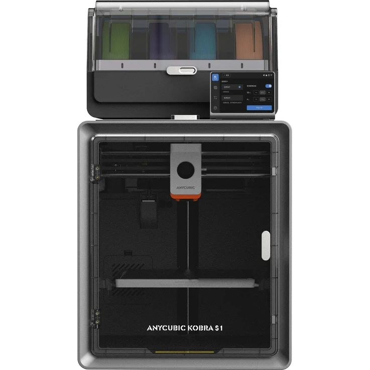 Anycubic Kobra S1 Combo 3D Printer 3D Drucker mit CoreXY-Konstruktion und ACE Pro-Filamenttrockner