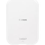 Canon Zoemini 2 Mini Fotodrucker mobil tragbar unterwegs Hosentasche PRINTING KIT perlweiß (Fotodruck 5x7,6 cm, Bluetooth, inkl. 20er ZINK Druck-Set + 10er Circle Sticker) - Preisvergleich