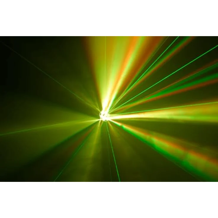 Algam Lighting MHE60, Moving-Head-Licht mit 6 x 15W RGBW LEDs und 50mW grünem Laser, DMX-steuerbar, 540° PAN, 200° TILT – Bild 5