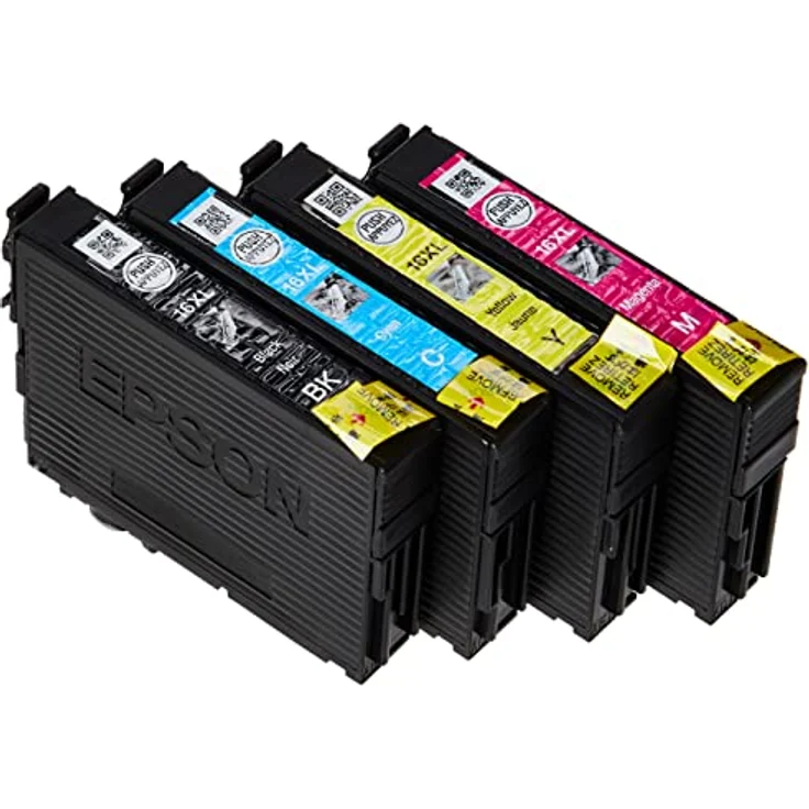 Epson 16XL / C 13 T 16364022 Tintenpatrone schwarz cyan magenta yellow original – Bild 2