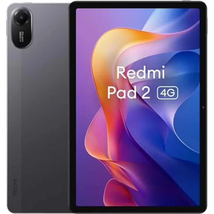 Xiaomi Redmi Pad 2, 11" Tablet mit 4GB RAM, 128GB Speicher, 4G, Graphite Gray, 2560x1600 IPS-LCD, 90 Hz Bildwiederholrate – Bild 1