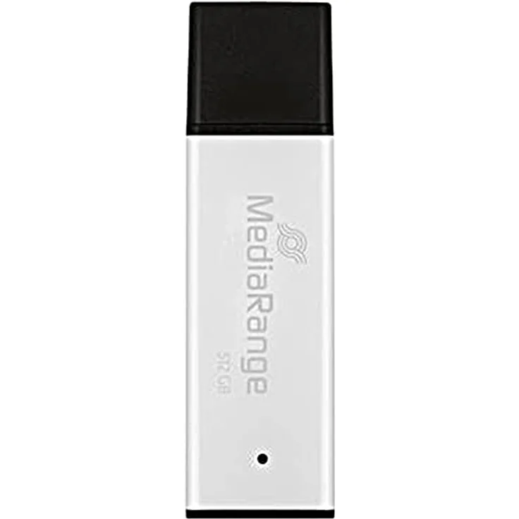 MediaRange MediaRange USB-Stick 512GB USB 3.0 Hochleistungs-Aluminium (512 GB, USB A), USB Stick, Silber