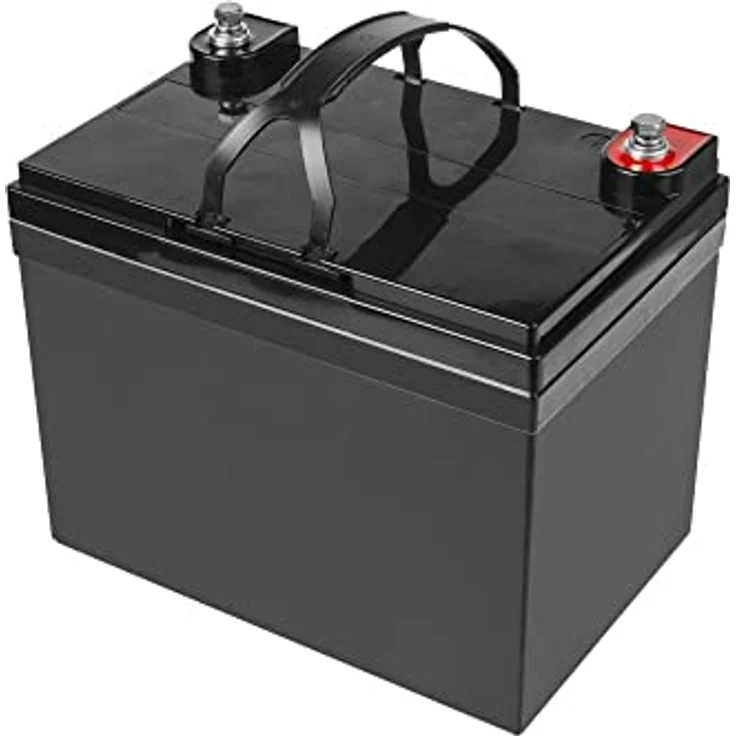 Green Cell® AGM 12V 33Ah Blei-Batterie, wartungsfreier VRLA Akku für Boots- und Garteneinsatz, schwarz – Bild 2