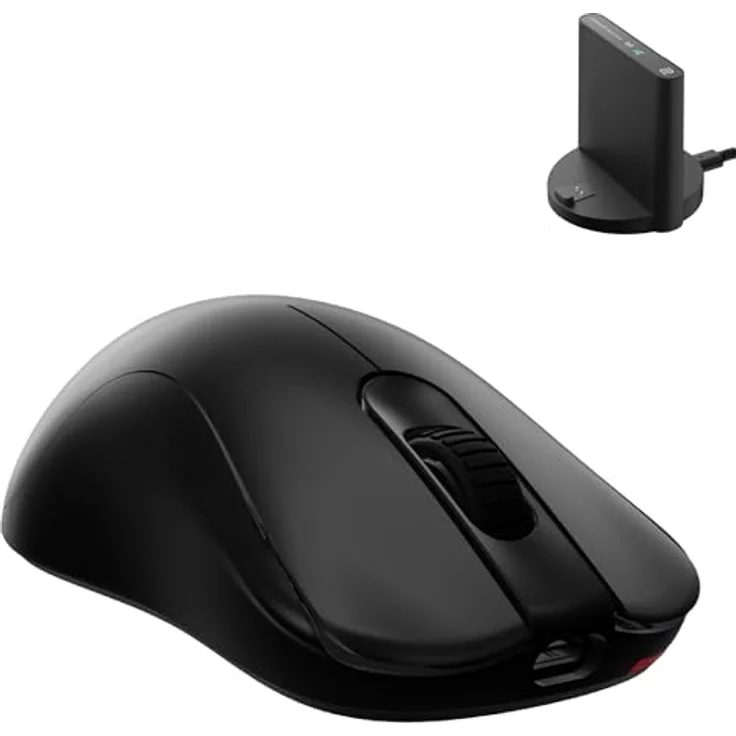 BenQ ZOWIE ZA13-DW, Kabellose Gaming-Maus mit ergonomischem Design für Rechtshänder, Schwarz, 400-3200 DPI, 7 Tasten – Bild 1