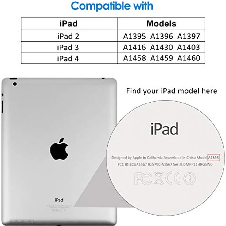 JETech 0337-SP-IPAD234-GLASS iPad 2/3/4 Klare 1Stück(e) (0337-SP-IPAD234-GLASS) – Bild 2
