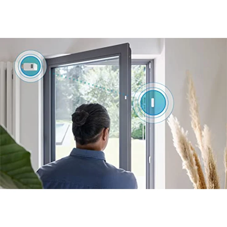 BOSCH Smart Home Kontakt II, 3er Pack, Funk-Tür-/Fensterkontakt, weiß, mit Alarmfunktion und App-Steuerung – Bild 2