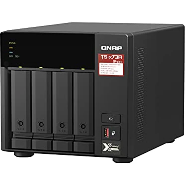 QNAP Turbo Station TS-473A-8G, 8GB RAM, 2x 2.5GBase-T – Bild 5