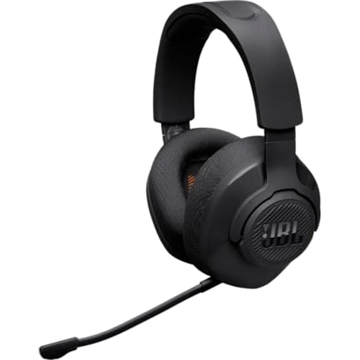 JBL Quantum 360 Kabellose Over-Ear Gaming-Kopfhörer mit 2,4 GHz/Bluetooth Dual Wireless-Verbindung, 22-Stunden-Akku, Multi-Plattform-Kompatibilität, abnehmbarem Mikrofon mit Stummschaltung, Schwarz – Bild 1