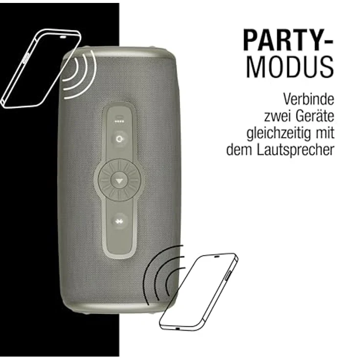 Fresh 'n Rebel Bold L3, Kabelloser Bluetooth Lautsprecher mit 40W RMS, IP67 wasserdicht, 25h Spielzeit, Dried Green – Bild 5