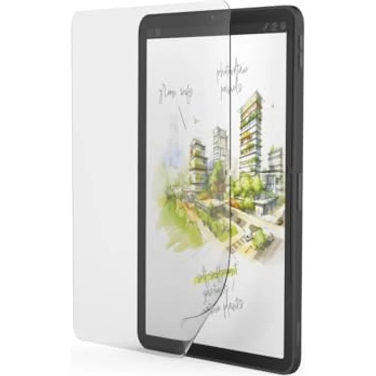 Hama Displayschutz Feels Like Paper für Apple iPad Pro 11" (2025/2024), unzerbrechliche Folie mit papierähnlichem Schreibgefühl, inkl. Mikrofasertuch – Bild 1