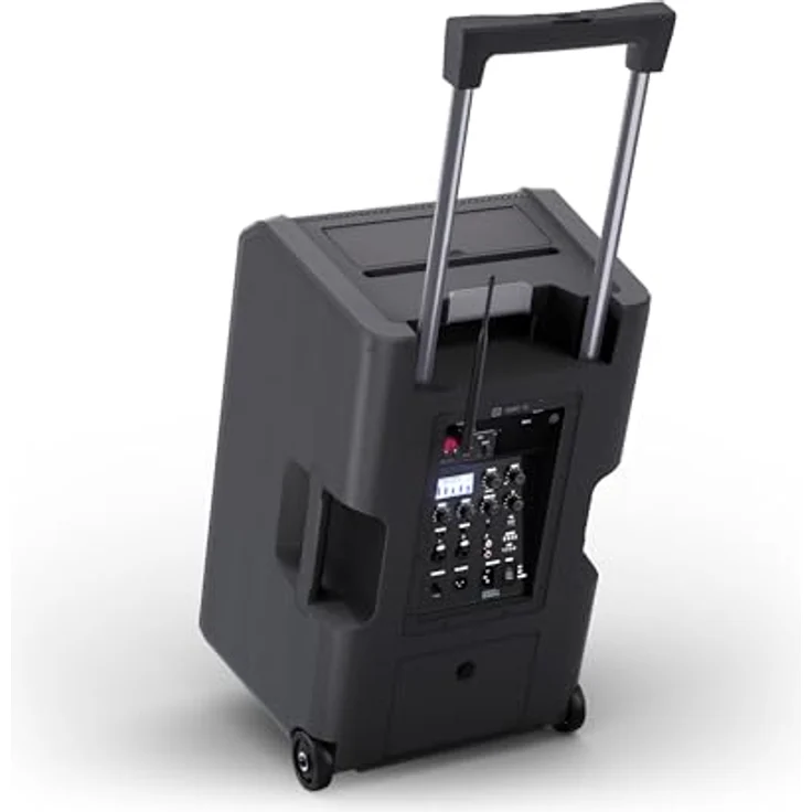 LD SYSTEMS ANNY 12 HHD, 12" Mobiler Bluetooth PA-Lautsprecher mit Akku, 6-Kanal-Mixer und 1 Funkmikrofon, schwarz – Bild 2