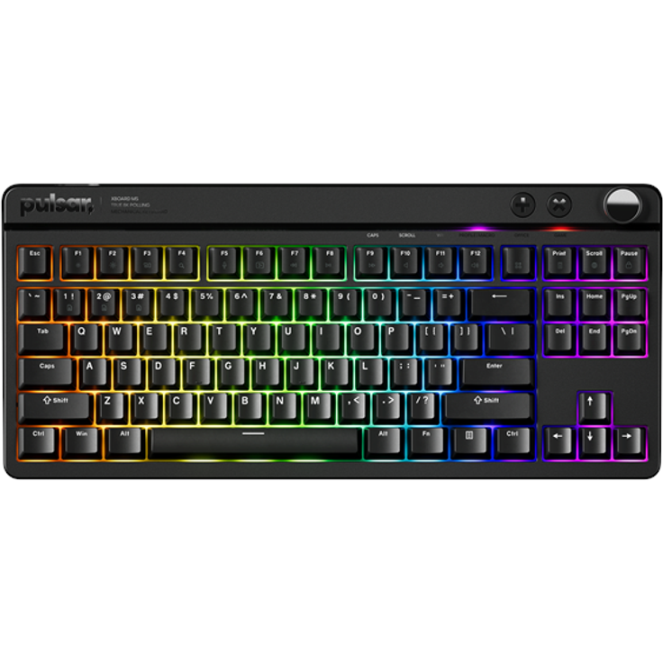 Pulsar Xboard MS TKL (ANSI) - Gaming Tastatur mit Cherry MX2A Red Switches, RGB-Beleuchtung und Hot-Swap-Funktion, schwarz – Bild 8