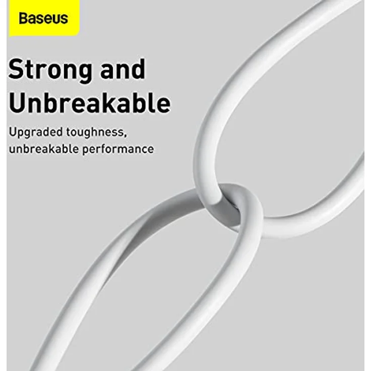 Baseus Superior Series USB auf Lightning Kabel, 2.4A, 1m, weiß - Schnellladen und Datenübertragung – Bild 8