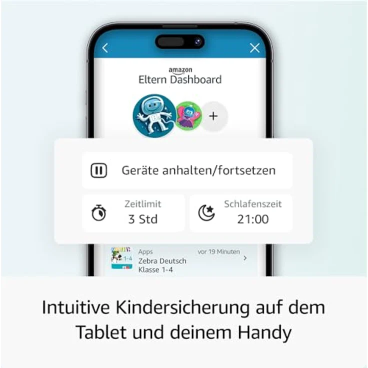 AMAZON Fire HD 10 Kids Pro (2023), 32 GB Tablet mit Nebula Design Hülle, kindersicher und leistungsstark – Bild 4