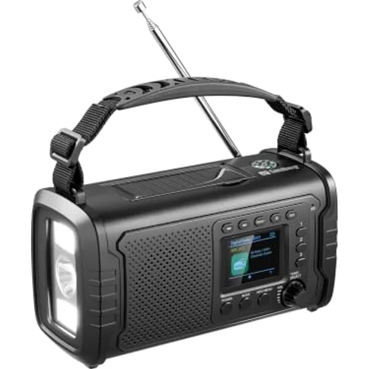 Sandberg Survivor DAB+ Radio All-in-1 20000, DAB+/FM mit Bluetooth 5.3 Lautsprecher und 20000 mAh Powerbank, IP53, Outdoor-tauglich – Bild 1