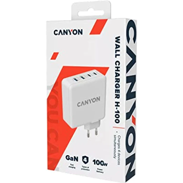 Canyon Schnelllade-GaN-Wandladegerät H-100 (CND-CHA100W01) – Bild 3