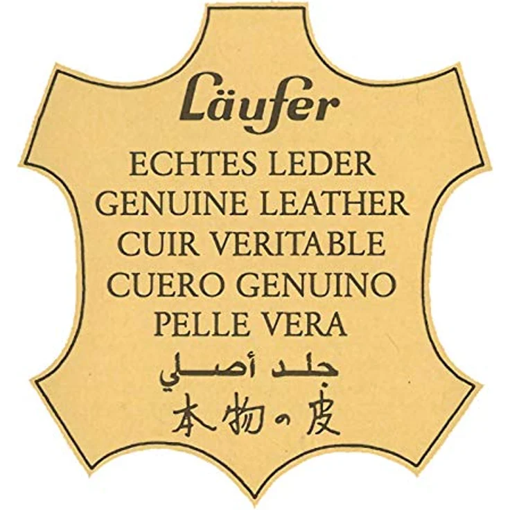Läufer 39128 Scala Federschale, naturgenarbtes Rindsleder, cognac, Handgefertigt in Deutschland – Bild 3