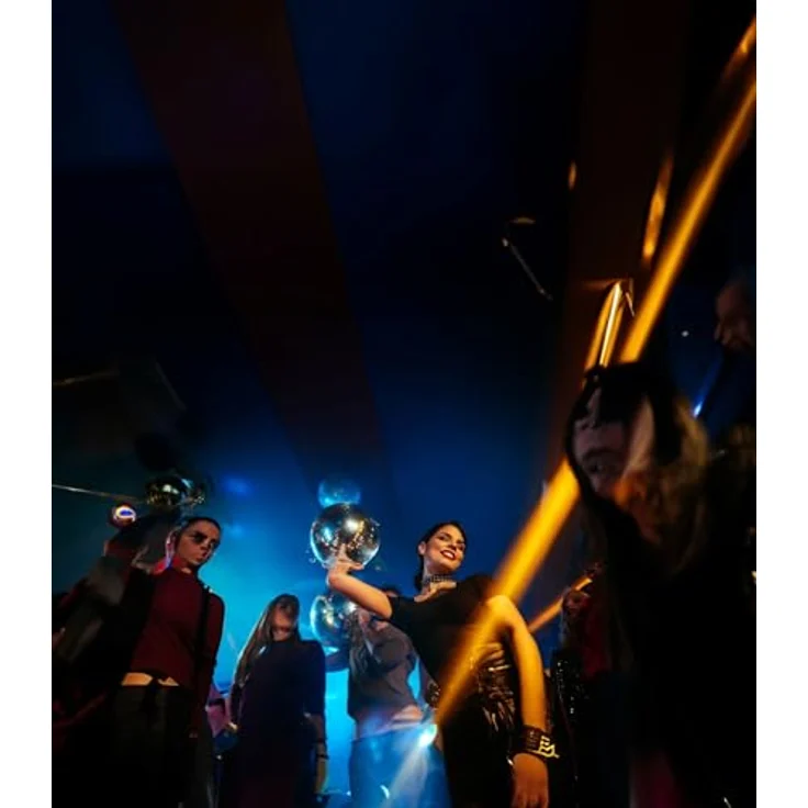 N-Gear DB-41 LED Derby Party Light, Scheinwerfer mit 12x 3W RGBW-LEDs, kompakt und DMX512-kompatibel, Schwarz – Bild 9